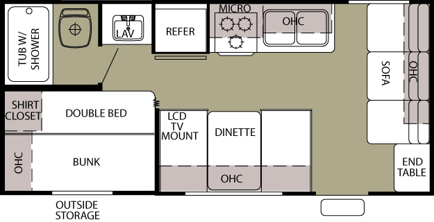 Grey Wolf 17BH floor plan