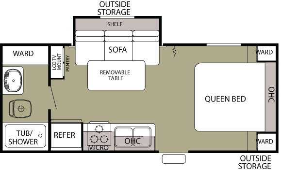 Grey Wolf 18RB floor plan