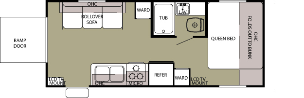 Grey Wolf 19RR floor plan