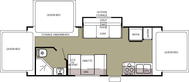 Grey Wolf 21-Hybrid floor plan