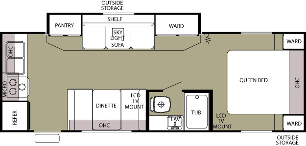 Grey Wolf 26K floor plan