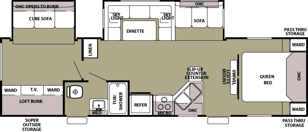 Cherokee 30U+ floor plan